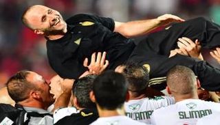 جمال بلماضي مدرب منتخب الجزائر 