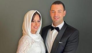 حلا شيحة مع زوجها معز مسعود