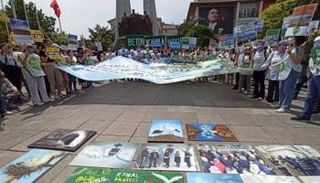 مظاهرة ضد قناة إسطنبول