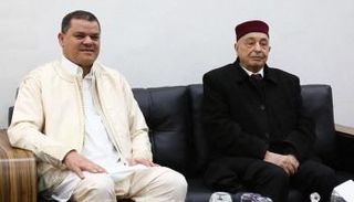 عقيلة صالح والدبيبة - أرشيفية