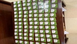 جانب من البطاقات المضبوطة لتمويل فوضى ذكرى انقلاب الإخوان