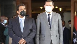 رئيسا المجلس الرئاسي والحكومة الليبية 