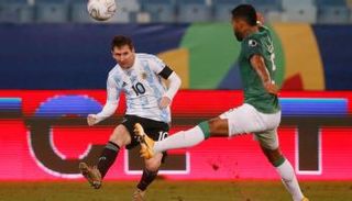 ميسي في مباراة الأرجنتين وبوليفيا