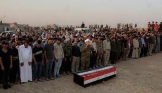 جنازة مقاتل من الحشد الشعبي - واشنطن بوست