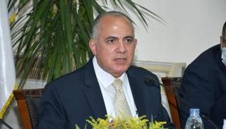 وزير الري المصري خلال حفل تخرج المتدربين من دول حوض النيل