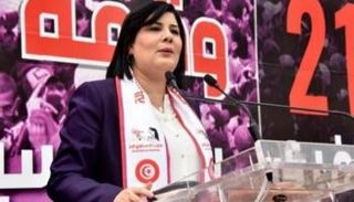 عبير موسي رئيسة الحزب الدستوري الحر