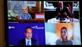 مباحثات مغربية بريطانية بتقنية التناظر المرئي