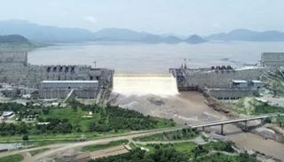 جانب من الإنشاءات في سد النهضة- أرشيفية