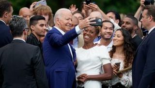 بايدن خلال احتفالات عيد الاستقلال