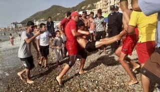 أحد المصابين بالغاز السام في الجزائر