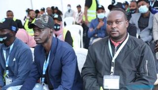 جانب من مشاركة شباب شرق إفريقيا بالندوة