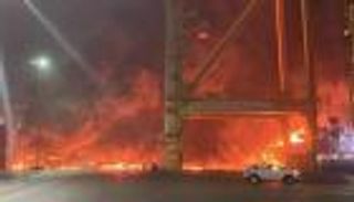  انفجار حاوية على متن سفينة بميناء جبل علي