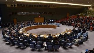 جانب من جلسة سابقة بمجلس الأمن