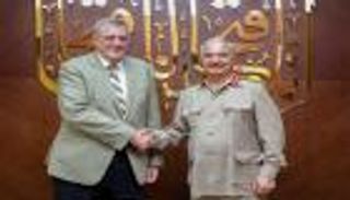 لقاء كوبيش وحفتر.. مباحثات حول التهدئة وانتخابات ليبيا