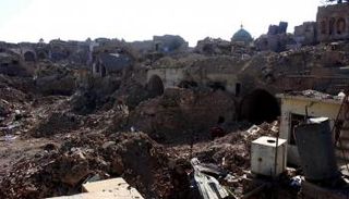 أطلال من المدنية القديمة في الموصل العراقية