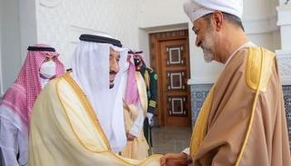 خادم الحرمين الشريفين وسلطان عمان