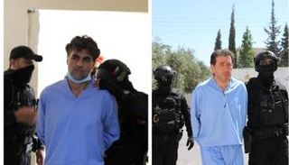 المتهمان الرئيسيان باسم عوض الله والشريف حسن