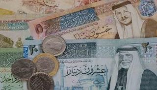 دنانير أردنية