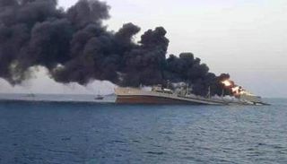 الحكومة العراقية نفت تبعية الناقلة لها