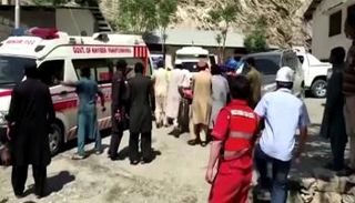 جانب من الإصابات في تفجير سابق