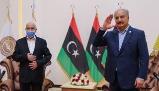 حفتر يستقبل رئيس مجلس النواب