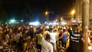 جانب من احتجاجات على انقطاع المياه في إيران