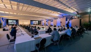 جانب من اجتماع ملتقى الحوار السياسي بجنيف. (أرشيفية)