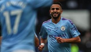 رياض محرز لاعب مانشستر سيتي الإنجليزي