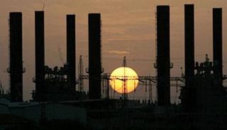 محطة توليد الكهرباء بغزة