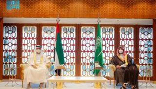 لقاء الشيخ محمد بن زايد آل نهيان والأمير محمد بن سلمان