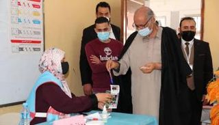 أحد مراكز الاقتراع في ليبيا- أرشيفية