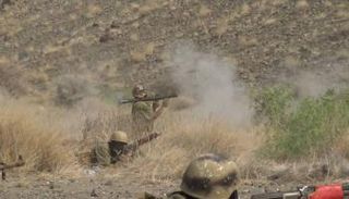 جنود من القوات المشتركه في تمرين قتالي