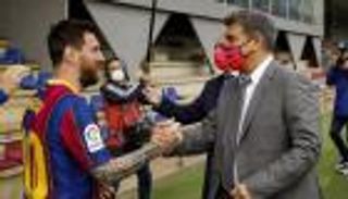 بحضور ديباي.. 3 تصريحات نارية من برشلونة بشأن ميسي وجريزمان