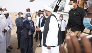 الفريق أول محمد حمدان دقلو (حميدتي) في ولاية نهر النيل