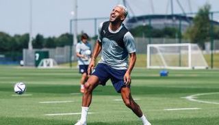 رياض محرز لاعب مانشستر سيتي الإنجليزي