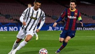 كريستيانو رونالدو مع ليونيل ميسي