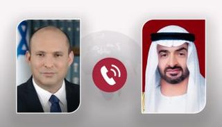 اتصال هاتفي بين الشيخ محمد بن زايد آل نهيان ورئيس وزراء إسرائيل