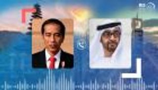 محمد بن زايد ورئيس إندونيسيا يبحثان العلاقات الثنائية