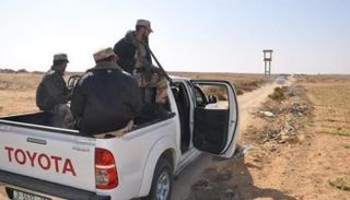 دورية من قوة "حماة الثغور" التابعة لحركة حماس بغزة