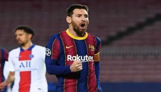 ليونيل ميسي بقميص برشلونة