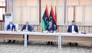 اجتماع الحكومة الليبية في سبها