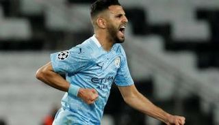 رياض محرز لاعب مانشستر سيتي الإنجليزي