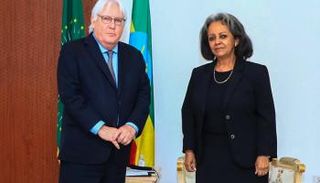 رئيسة إثيوبيا ومارتن جريفيث 