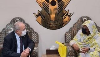 وزيرا خارجية السودان والجزائر