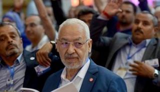 راشد الغنوشي رئيس حركة النهضة الإخوانية في تونس- أرشيفية