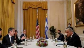 لقاء سابق بين أنتوني بلينكن ويائير لابيد