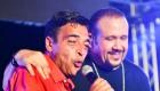 صور.. حميد الشاعري وهشام عباس في "حفل تسعيناتي"