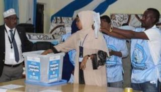 مكتب اقتراع في انتخابات سابقة بالصومال