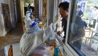 فحص كورونا في الصين- أرشيفية