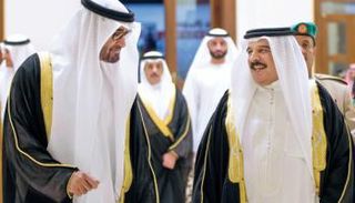 الشيخ محمد بن زايد آل نهيان وملك البحرين